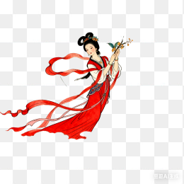 快图网原创手绘嫦娥