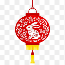 快图网原创兔子灯笼