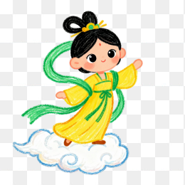 快图网原创手绘嫦娥