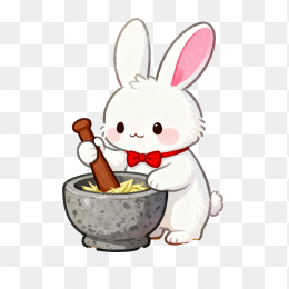 快图网原创手绘兔子