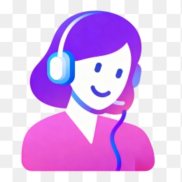 卡通在线客服人物