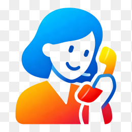 卡通在线客服人物