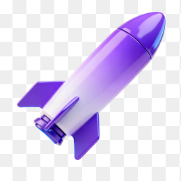 卡通3D火箭