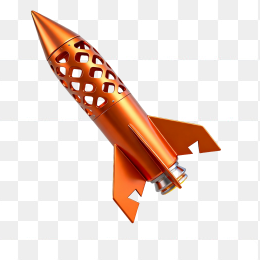 金属质感火箭