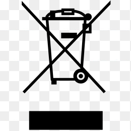 禁止丢到垃圾桶标识