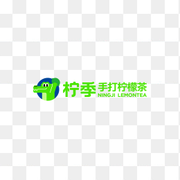 柠季奶茶logo