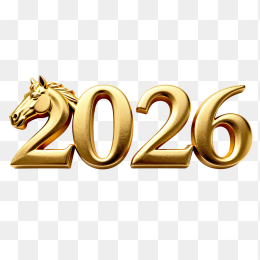 快图网原创2026春节黄金字体