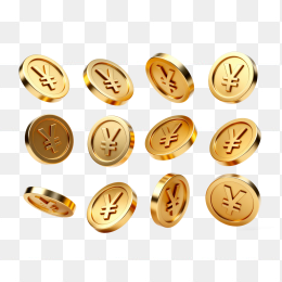 快图网原创立体金币合集