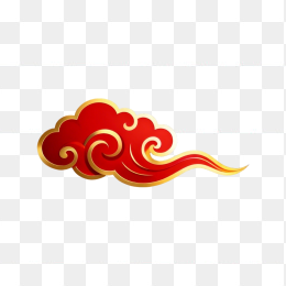 快图网原创红色祥云