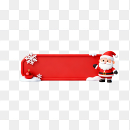 快图网原创圣诞老人红色边框