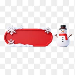 快图网原创雪人圣诞装饰边框