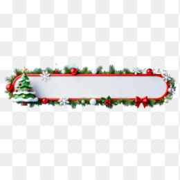 快图网原创圣诞节标题边框