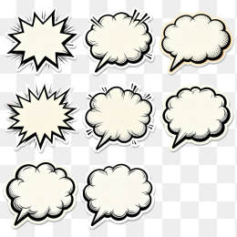 快图网原创卡通对话框