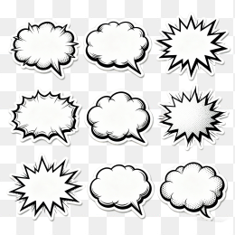 快图网原创卡通对话框