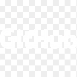 白色GitHub logo