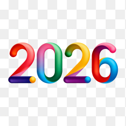 快图网原创彩色2026年字体