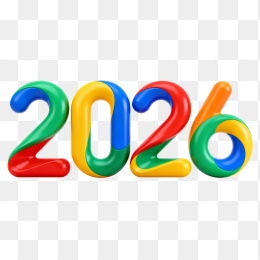 快图网原创彩色2026年字体