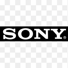 黑色sony logo