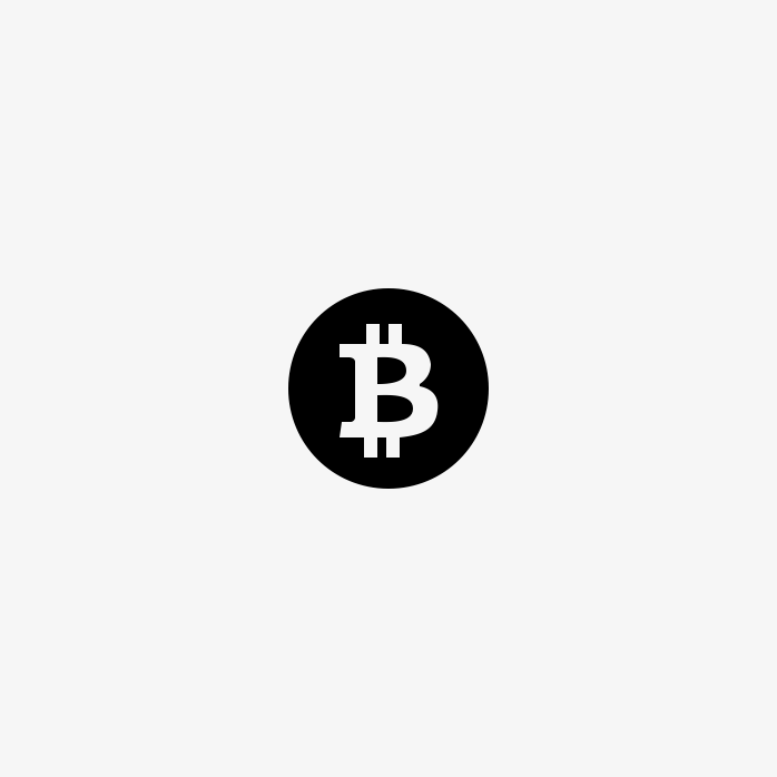 矢量比特币图标