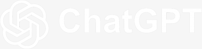 白色ChatGpt logo