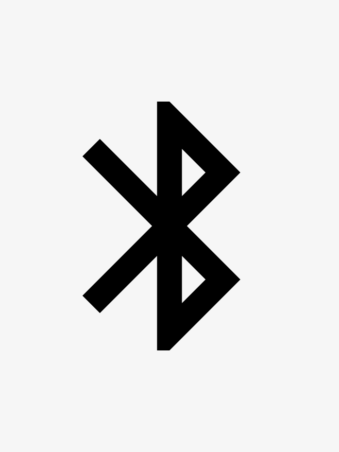 矢量蓝牙图标