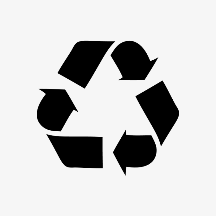 矢量可回收标志
