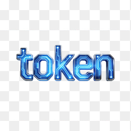 未来立体字token词元创意