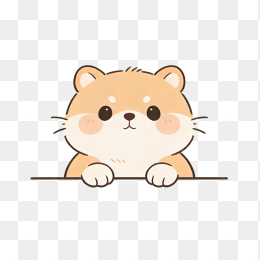 可爱卡通手绘原创动物