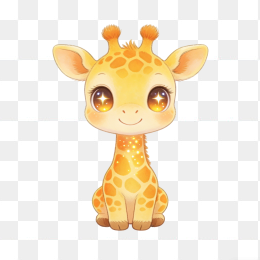 可爱动物Q版手绘卡通