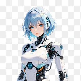 科技元素3D AI赛博角色
