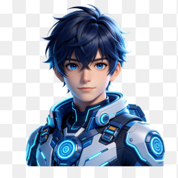 Pixar风格3D AI赛博角色