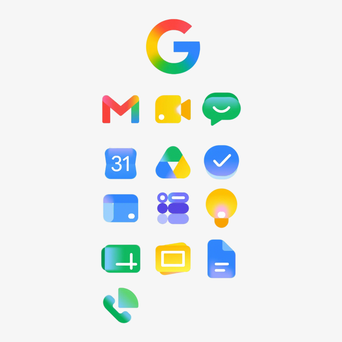 Google新logo合集
