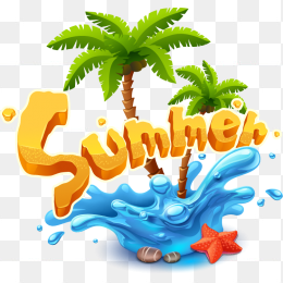 夏天主题元素