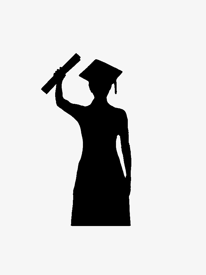 毕业学生剪影