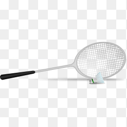日用羽毛球拍免抠图