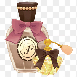 卡通香水免抠图