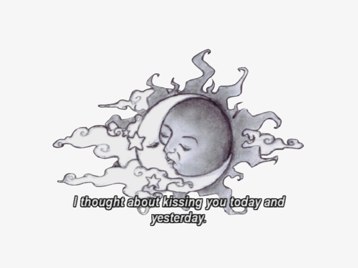 手绘日月合一免抠图