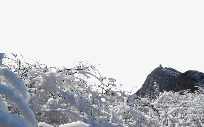 峨眉山雪景