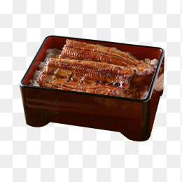  饭盒里的鳗鱼饭