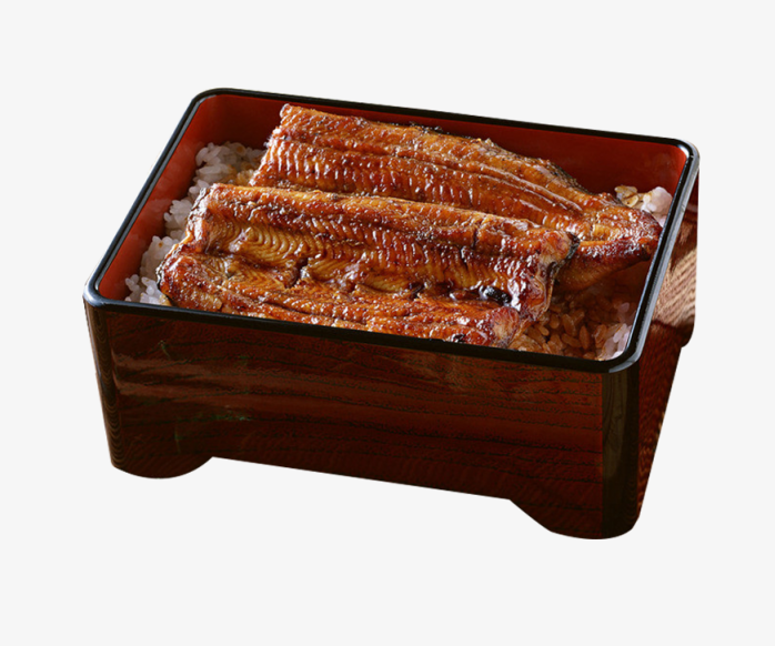  饭盒里的鳗鱼饭