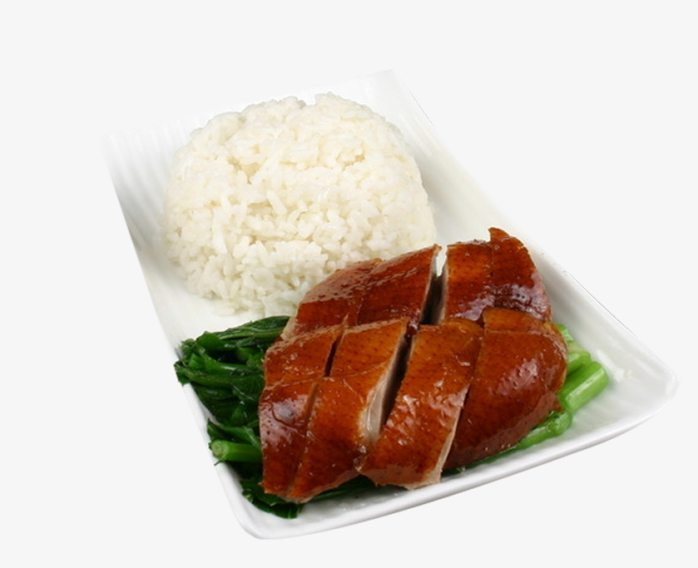 简餐烧鸭饭