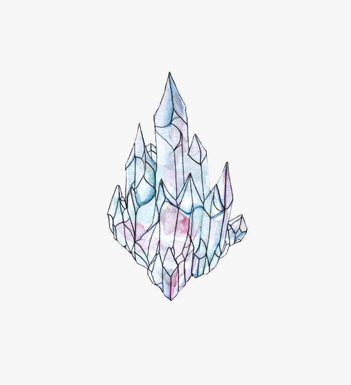 手绘晶体