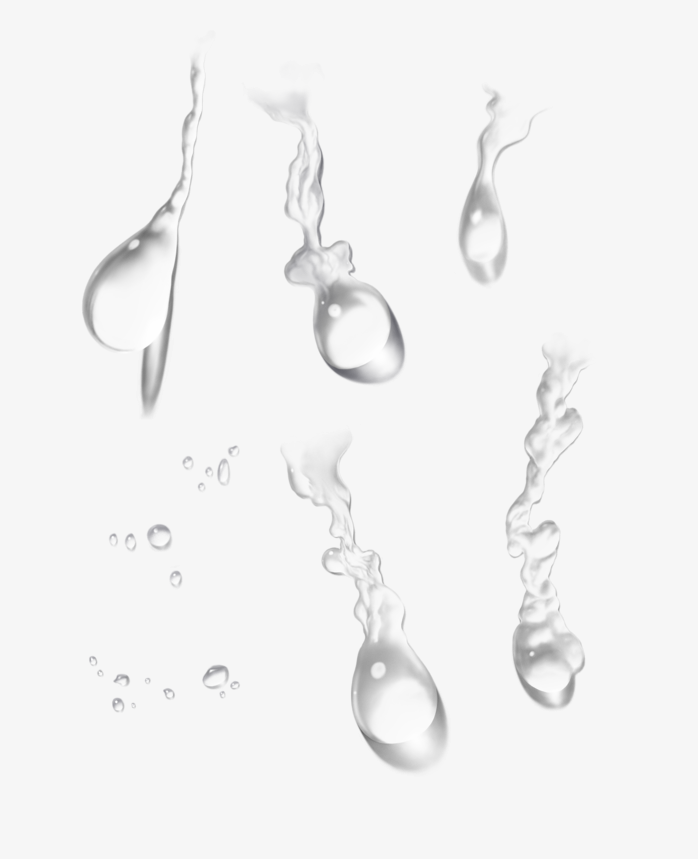 水滴流动