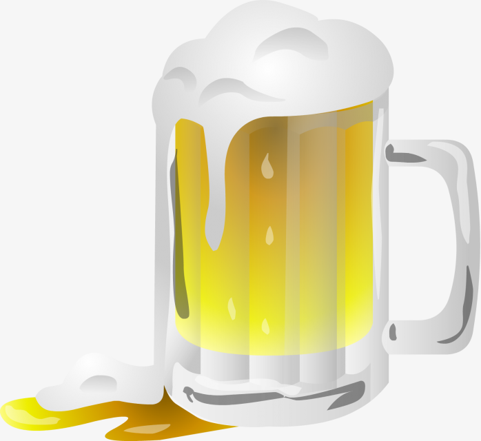 卡通啤酒