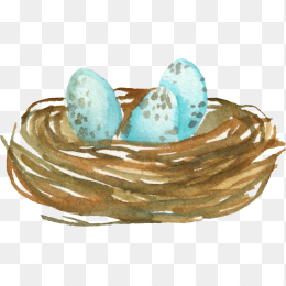 手绘小清新蛋素材