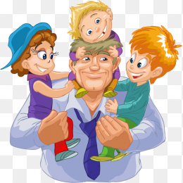 扁平化人物素材免抠图象