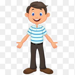 卡通人物男人图形素材免抠图