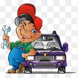 卡通人物汽车工具图形素材免抠图