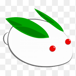 中秋节白兔子素材免抠