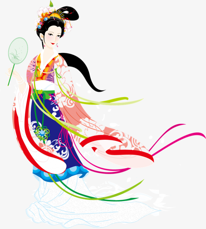 中秋节人物免抠素材图